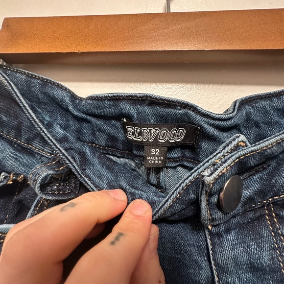 Elwood Size 32 Men's Blue Jeans - Picture 7 of 11